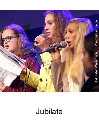 Link zur Seite der Band "Jubilate"